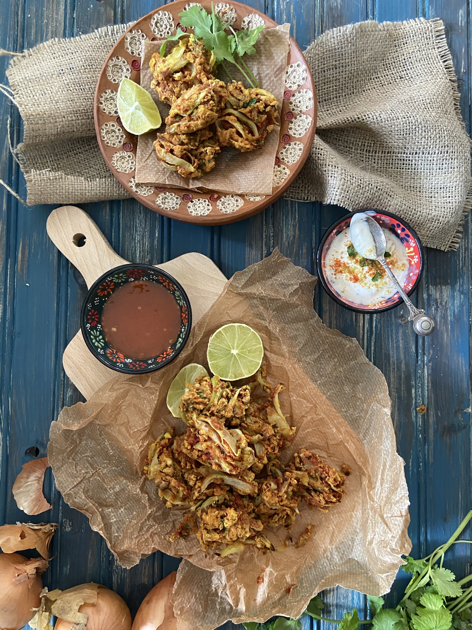 Baked Onion Bhaji Vegan Glutenfree simply.food