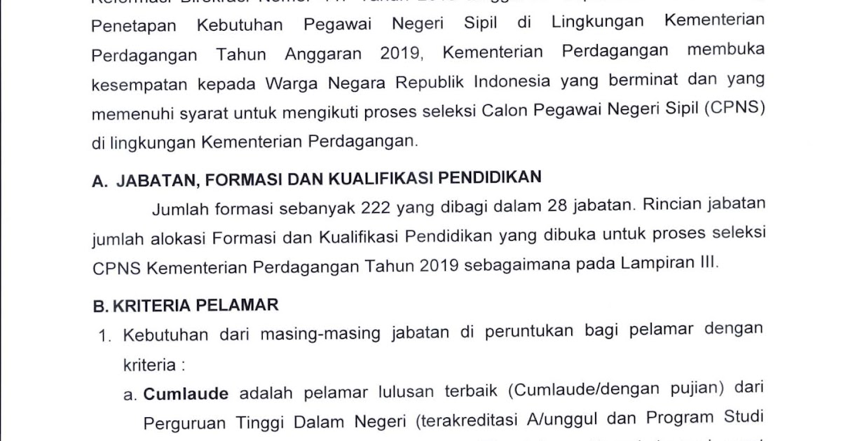 21++ Contoh Soal Skb Kemendag Contoh Soal Terbaru