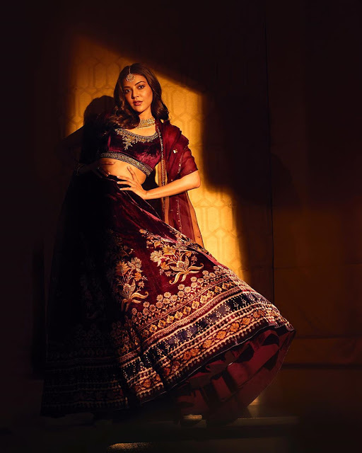 Kajal Aggarwal stuns in Glamorous Bridal Look