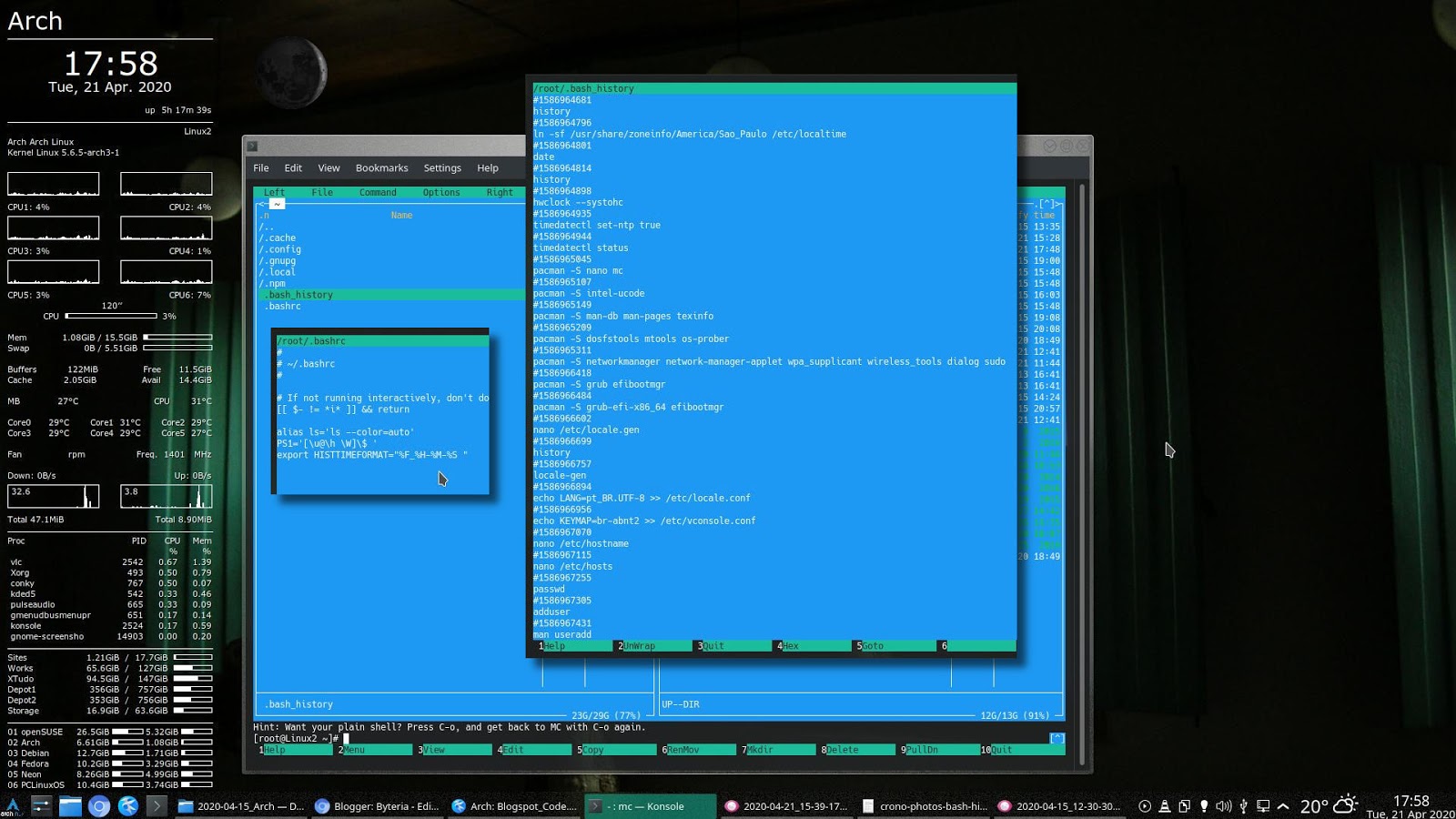 Byteria Arch Linux com KDE Plasma (UEFIGPT)