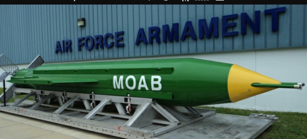 PROPHECY HEADLINES.COM: Mother of All Bombs (MOAB) dropped on ISIS. IS IRAN NEXT?