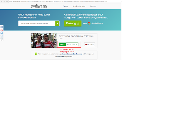 Cara Download Video Youtube Tanpa Software