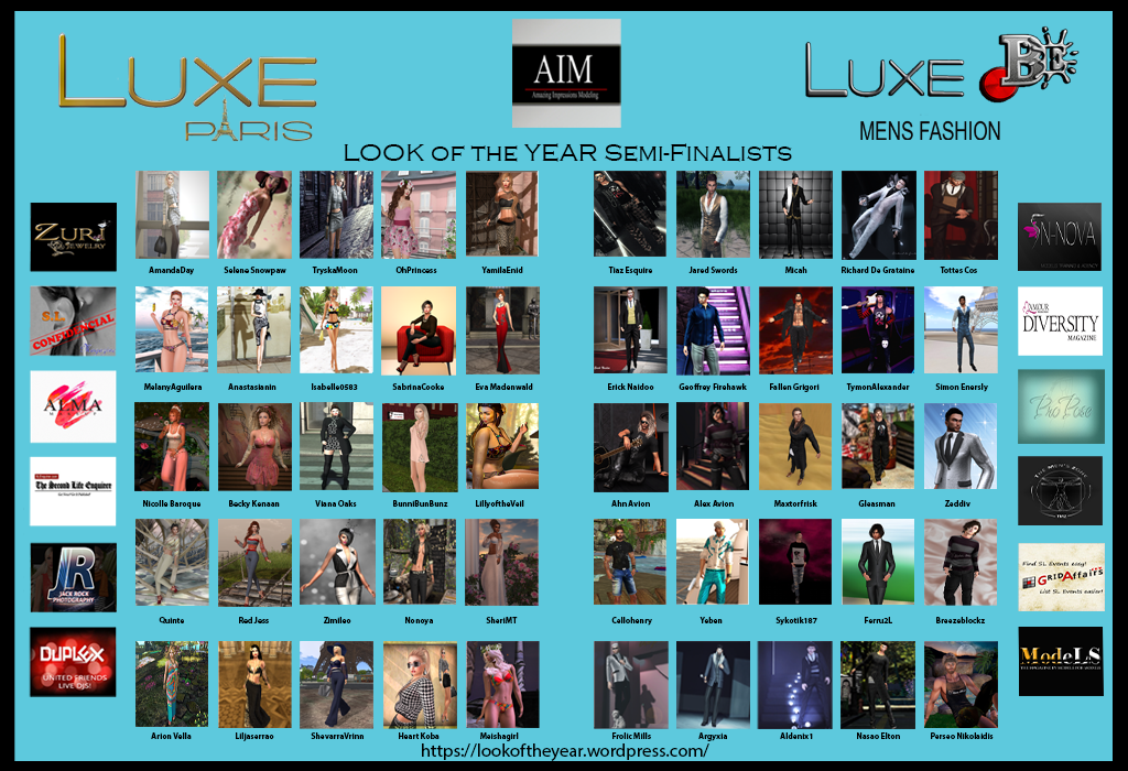 LOOK of the YEAR Style Contest THE LAST GROUP OF SEMI-FINALISTS! ~ The ...