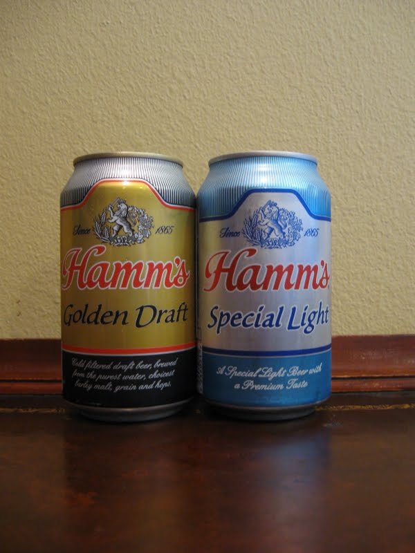 Doing Beer Justice Hamm's; Special Light; Golden Draft