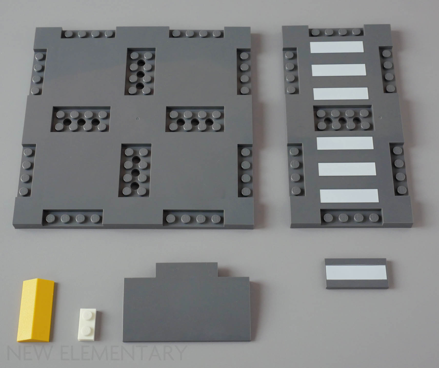 Lego 4 Classic Light Gray 4x6 base plate 