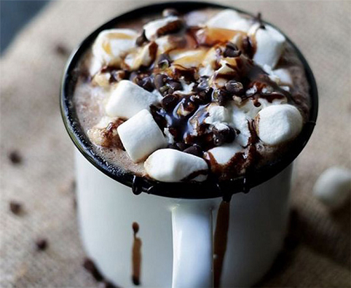 Ροφήματα ζεστές σοκολάτες Hot chocolate drinks