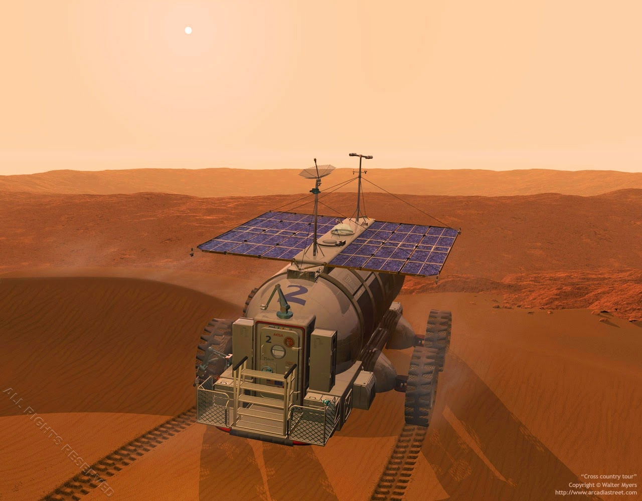 Mars exploration rover by Walter Myers