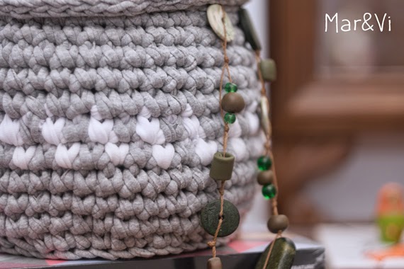 Cómo hacer cesta de trapillo con tapa