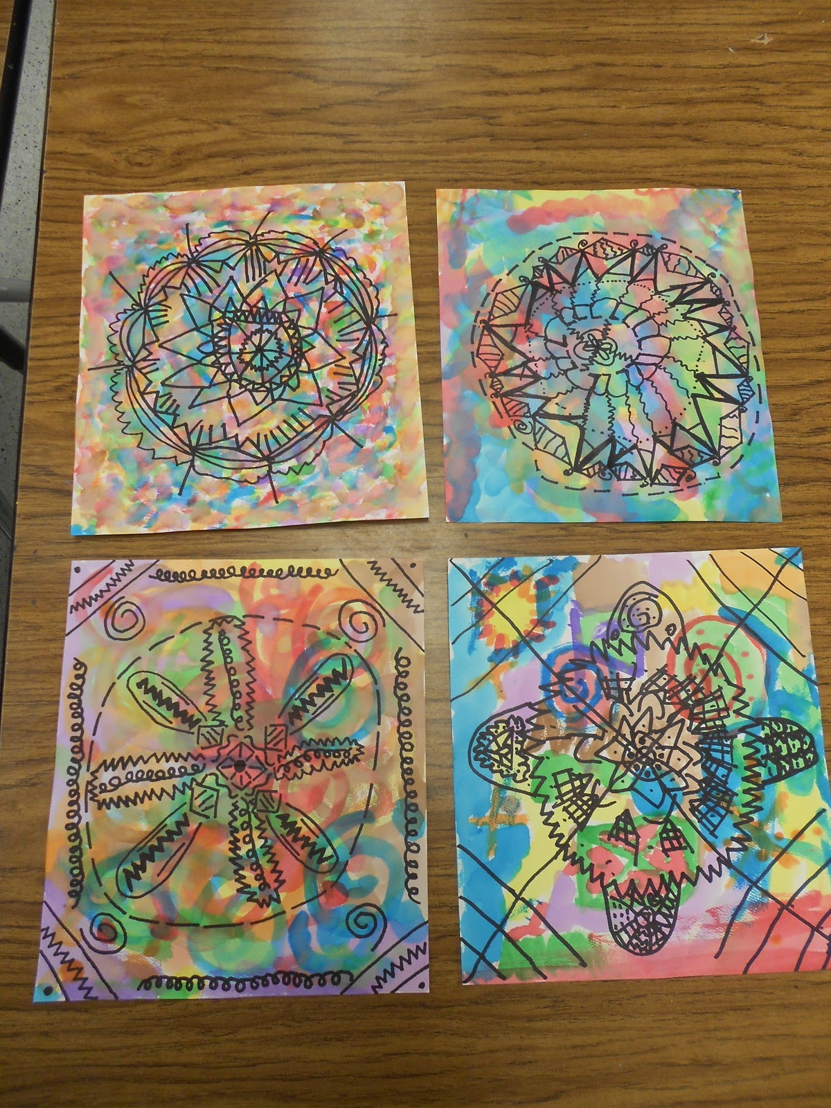 Drip, Drip, Splatter Splash: First Six Weeks, drip paintings and more