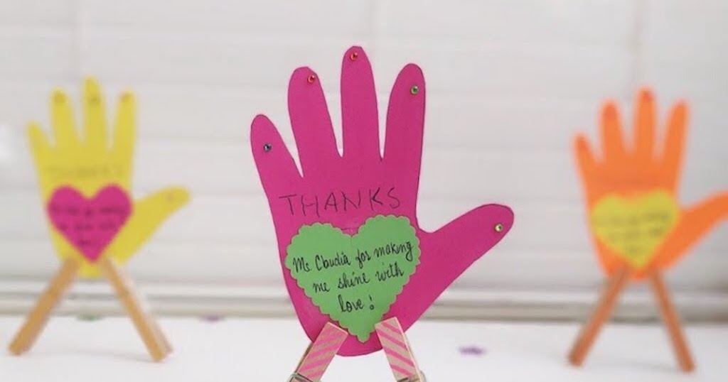 Handprint Keepsake Craft For Kids The Joy of Sharing