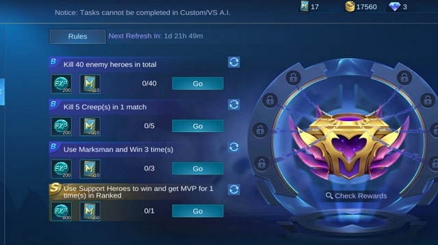 Legend ticket