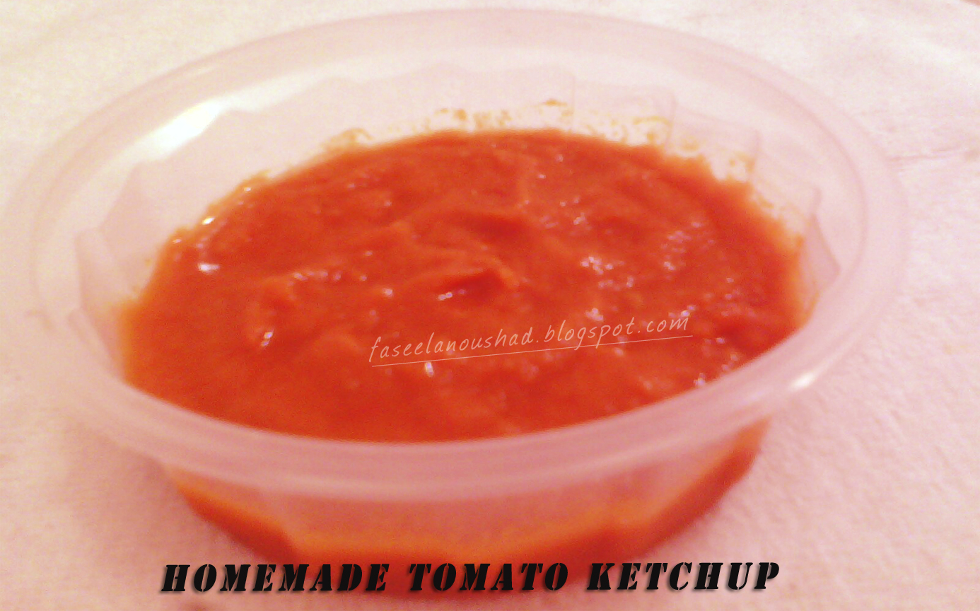 GOOD FOOD ENDS WITH GOOD TALK Homemade Tomato Ketchup