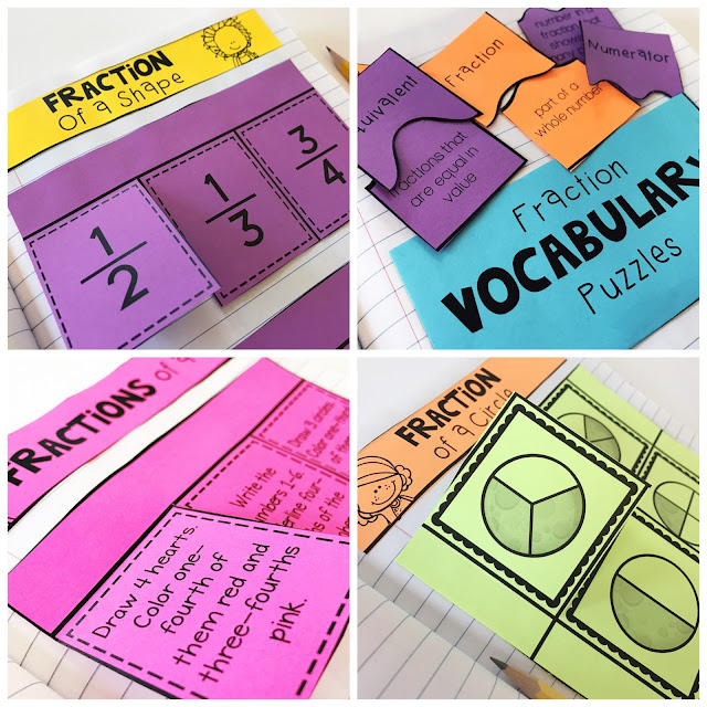 Diary of a Not So Wimpy Teacher: Fun with Fractions: Activities to
