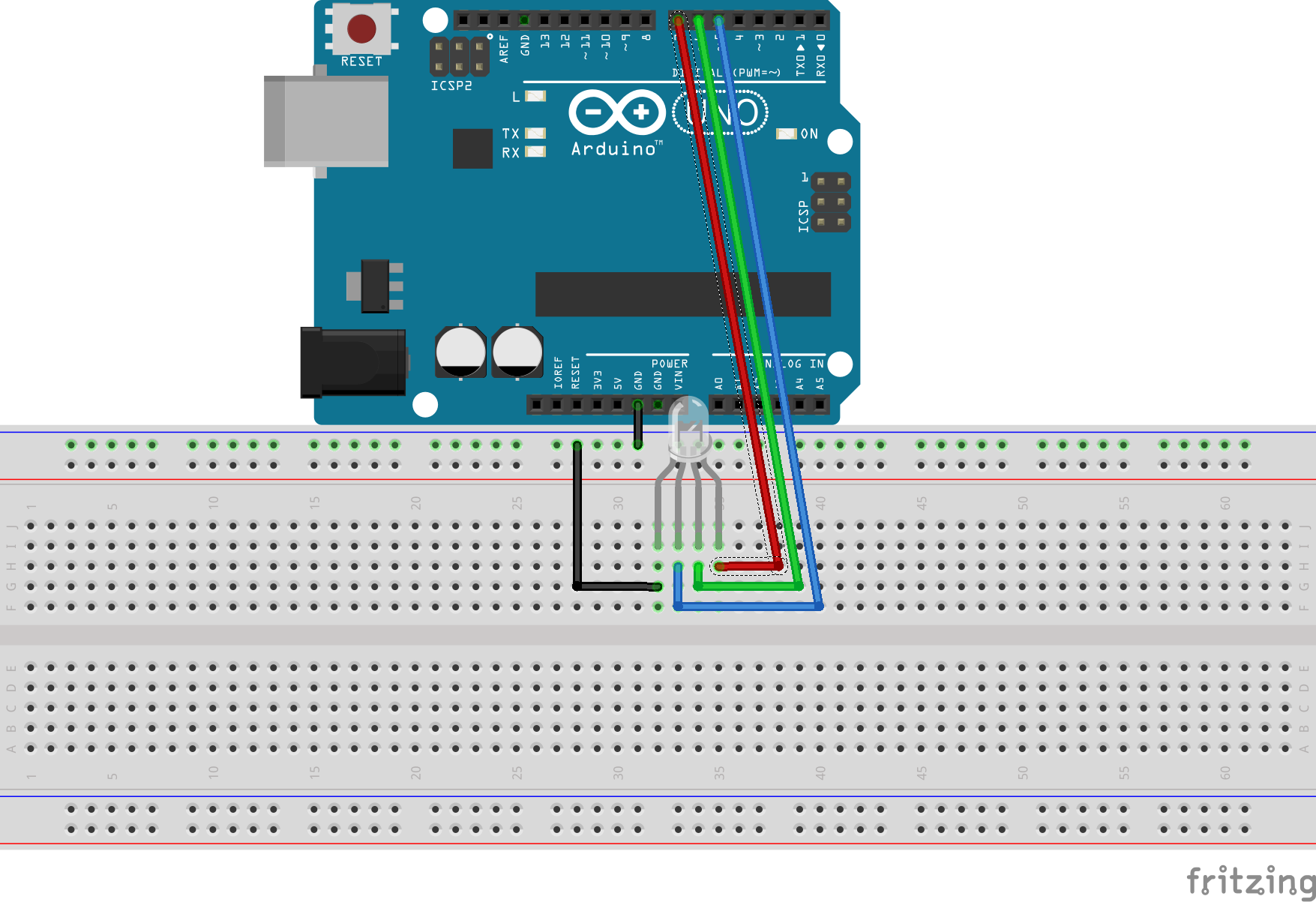 Tutorial #5 Led RGB fading con Arduino Uno