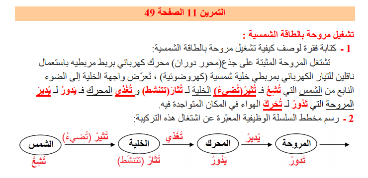 حل تمرين 11 صفحة 49 الفيزياء للسنة الثالثة متوسط - الجيل الثاني