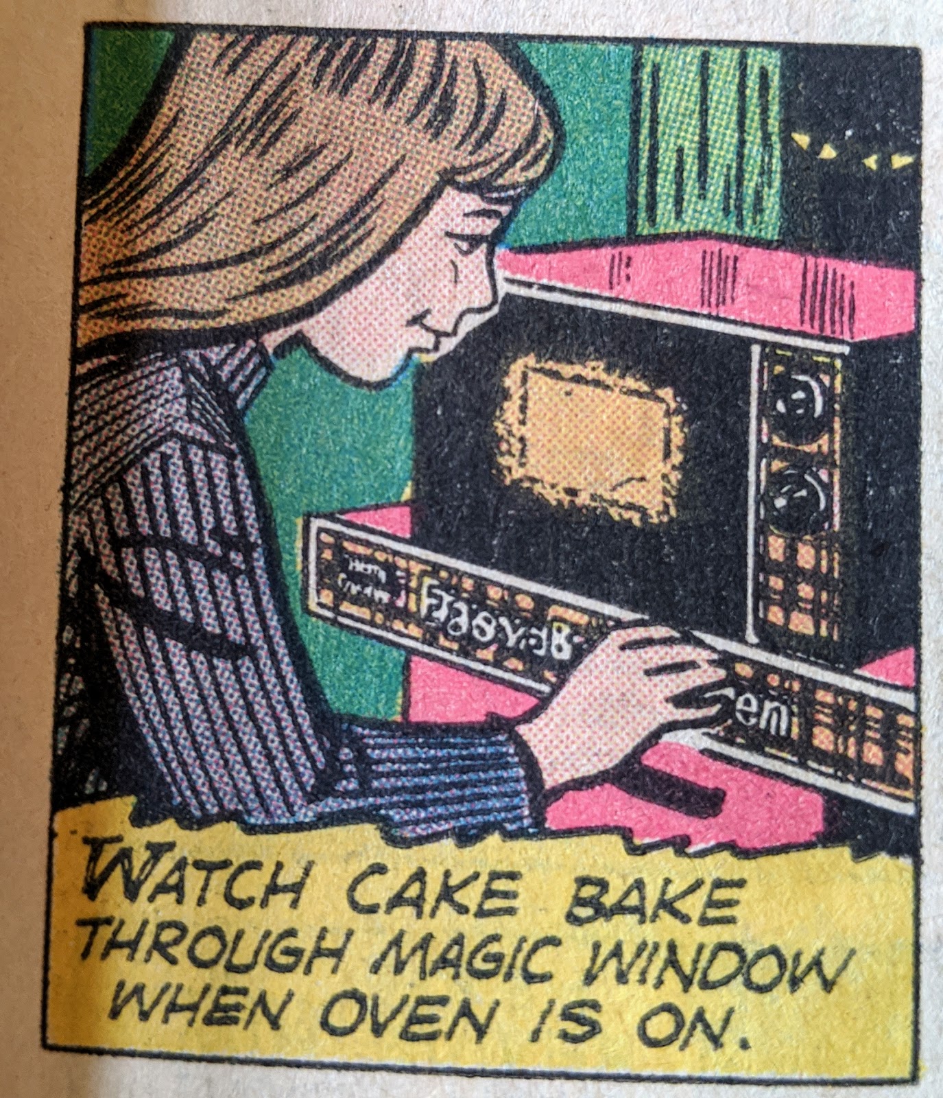 image of vintage comic book panel art