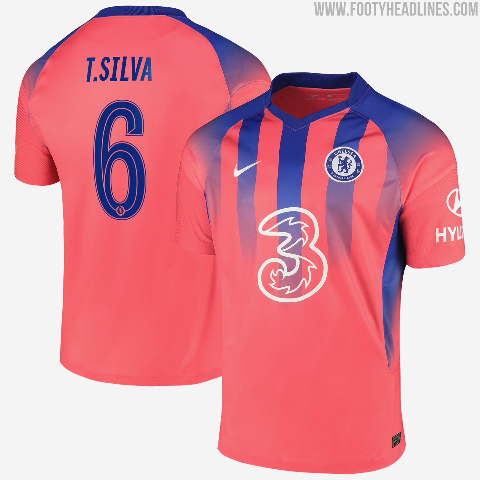 Chelsea Third Kit To Feature Different Colored Numbers In Premier