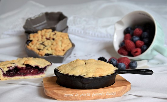 Summer berry pies