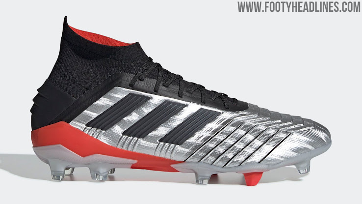 silver predator football boots