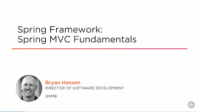 best  Pluralsight course to learn Spring MVC
