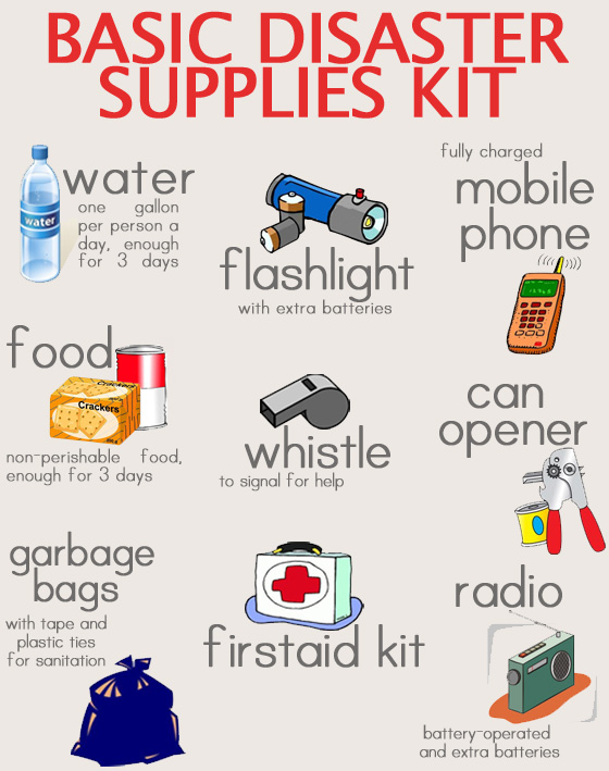 WD Insiders Typhoon Season Essential Keeping Survival Kit at Home