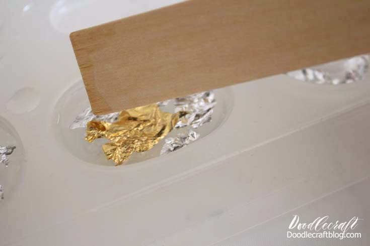 Tutorial: How to Apply Gold & Silver Leaf - Artzy Fartzy Creations