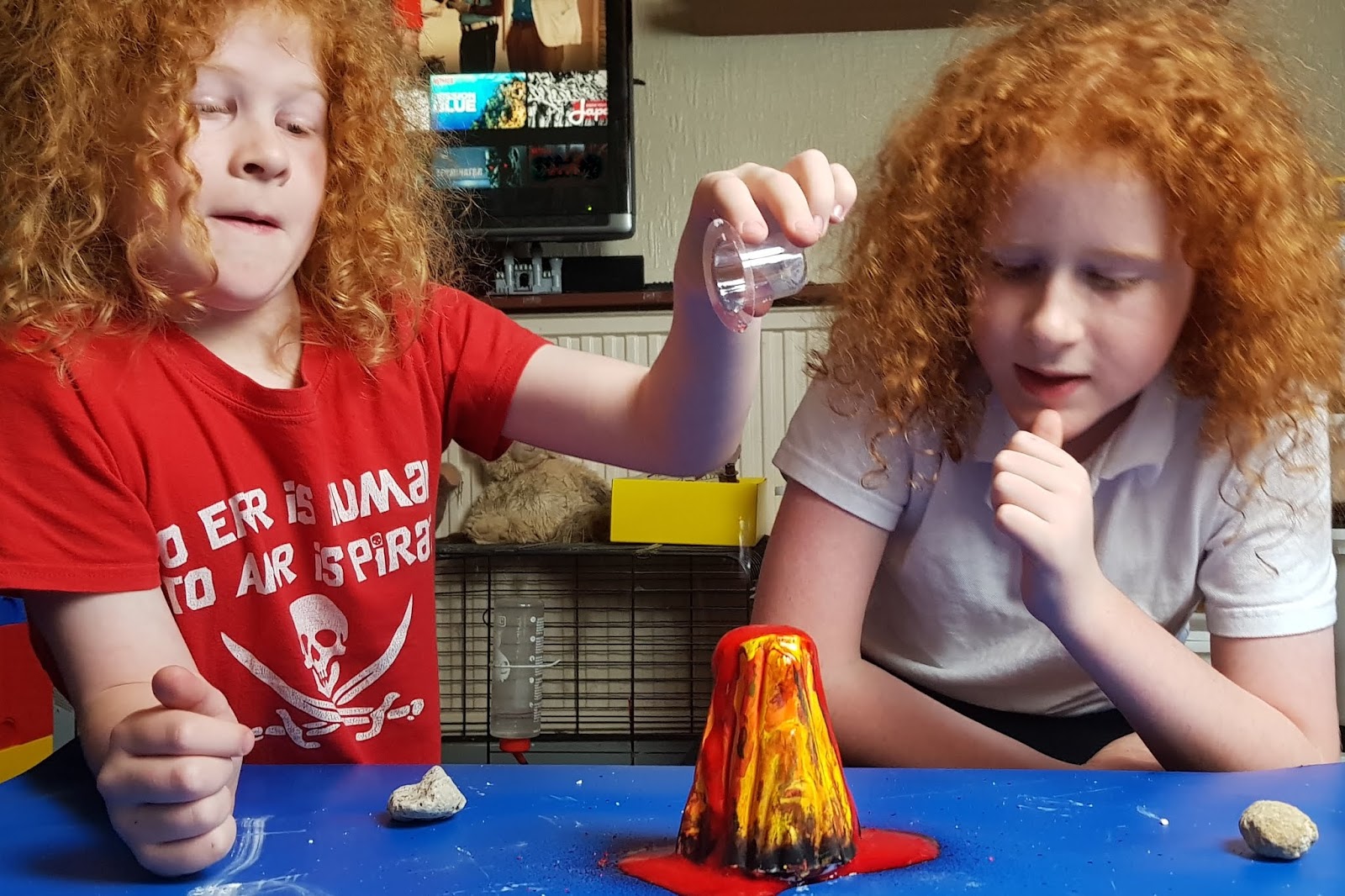 The Brick Castle: National Geographic STEM Build Your Own Volcano Kit  Review (Age 8+) Sent by Bandai