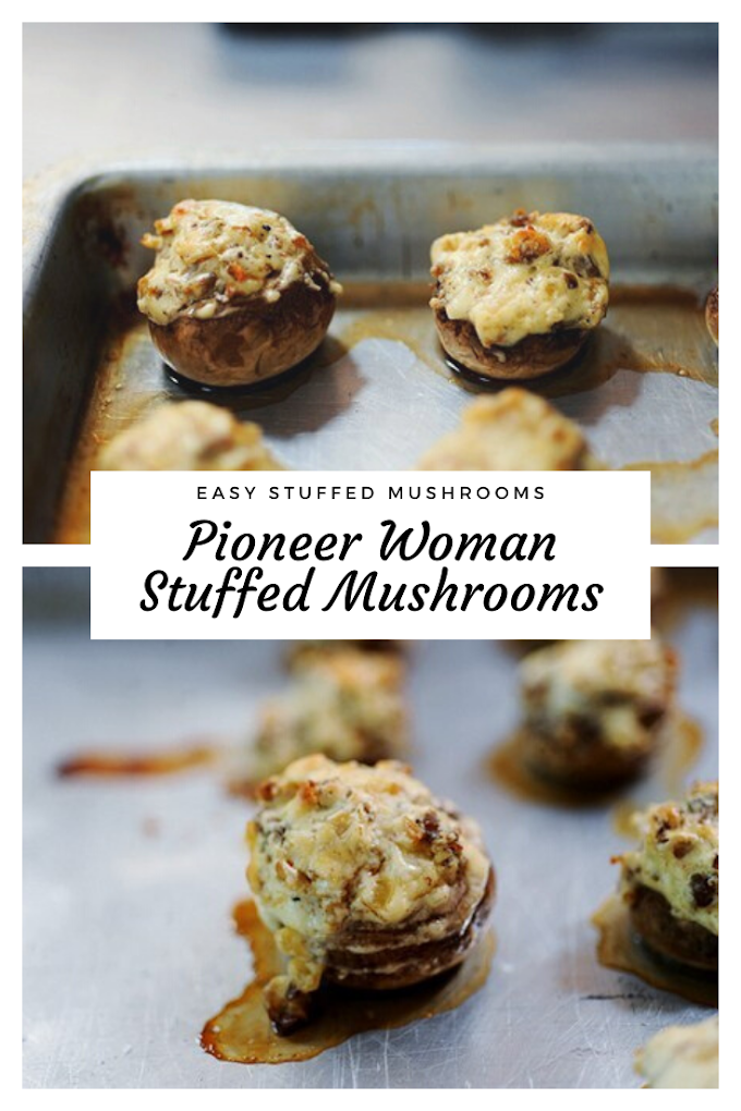 The Pioneer Woman Easy Stuffed Mushrooms