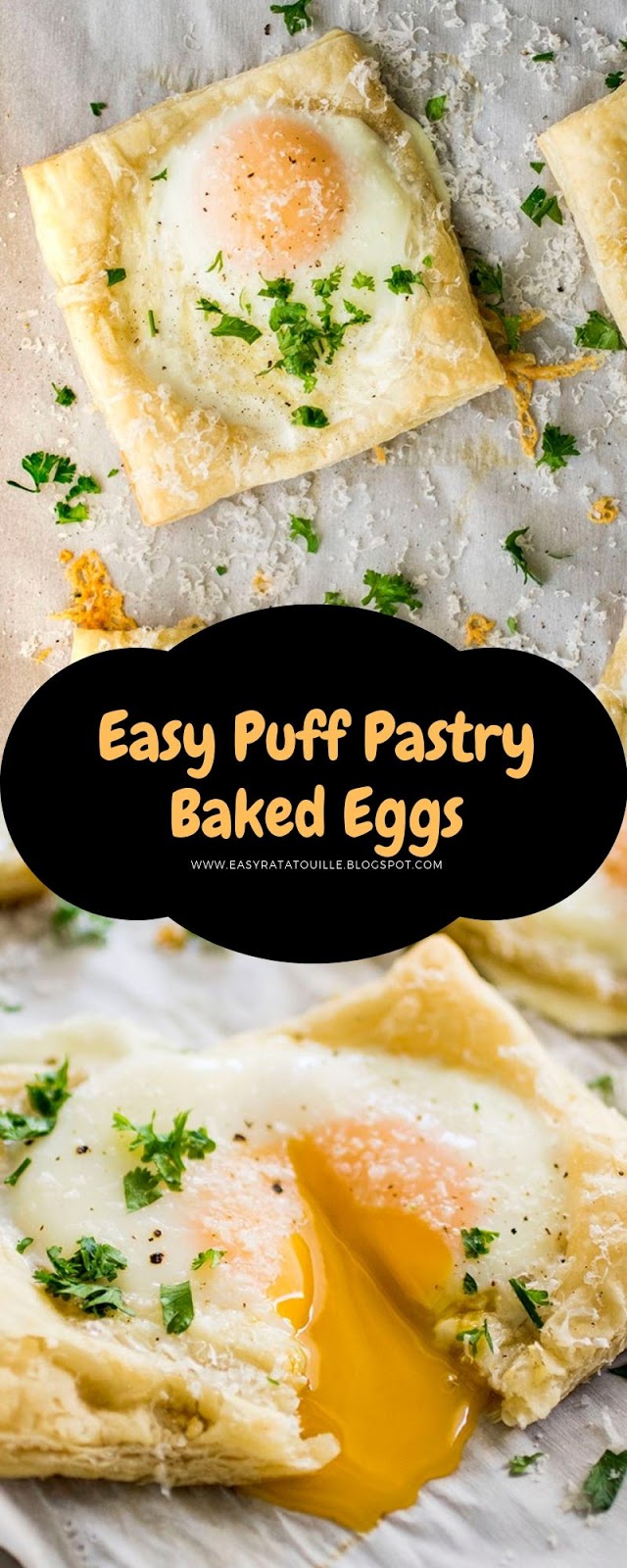 Easy Puff Pastry Baked Eggs