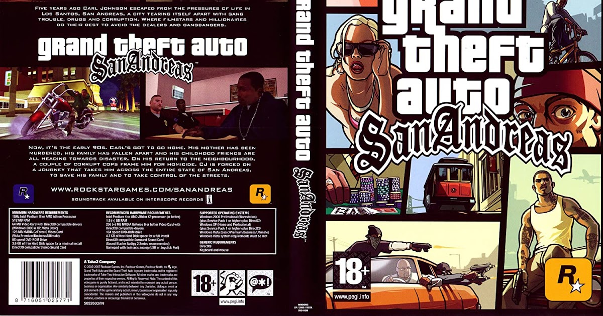Grand Theft Auto San Andreas (PC Game Full version Free)