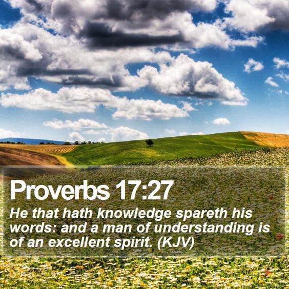He That Hath Knowledge Spareth His Words and A Man Of Understanding he-that-hath-knowledge-spareth-his-words-and-a-man-of-understanding