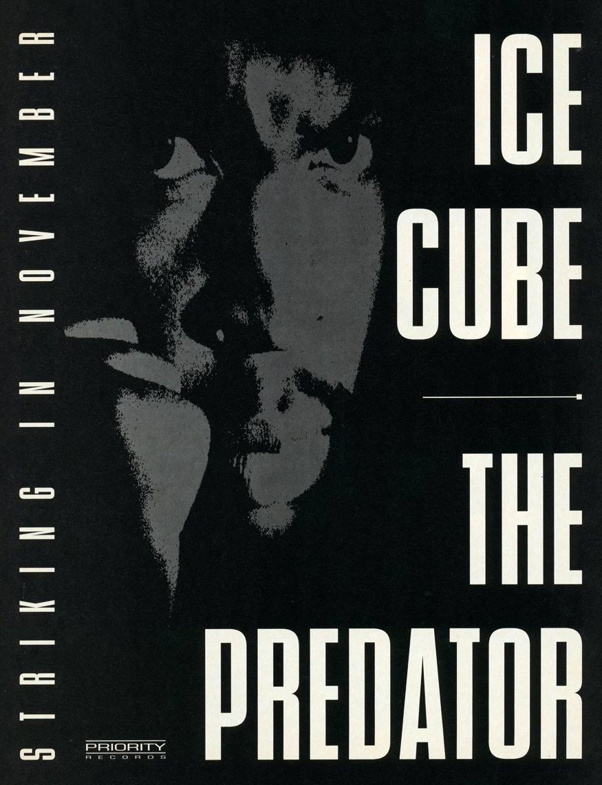 Ice Cube The Predator 1992 Winterland Rock Express Vintage 90's