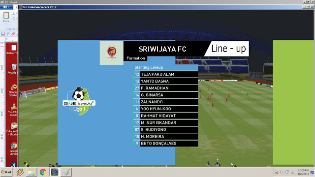 PES 2017 Liga 1 Gojek Traveloka Scoreboard dari ARD9