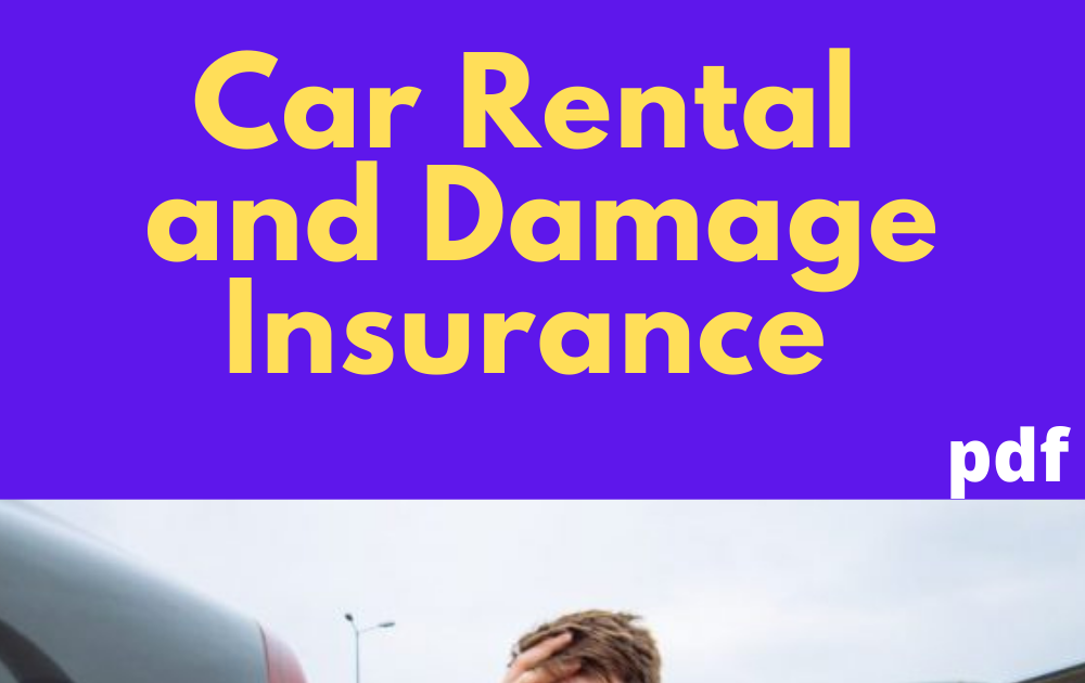 Car Rental Loss and Damage Insurance pdf Sample contracts