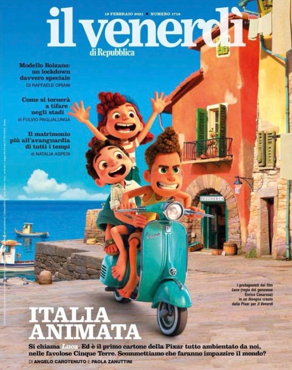 Luca 海の世界からやって来たモンスターの少年たちのひと夏の成長の物語を イタリアを舞台に描いたディズニー ピクサーのアニメ映画の最新作 ルカ の予告編を初公開 Cia Movie News