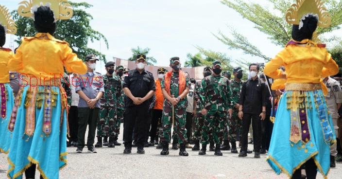Pangdam Hasanuddin, Disambut Bupati Konut Saat Kunjungi Kab. Konawe Utara