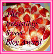 The Irresistably Sweet Blog Award