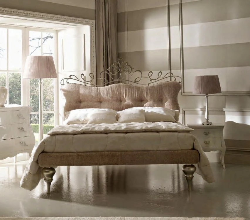Design interior mobila dormitor de lux Italia - Design Interior | Amenajari interioare - Bucuresti | Mobila Dormitor Italia Pat Glamour art.6064