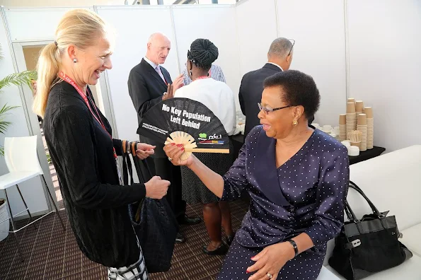 Princess Mabel of Orange-Nassau attended the 21st International Aids Conference in Durban