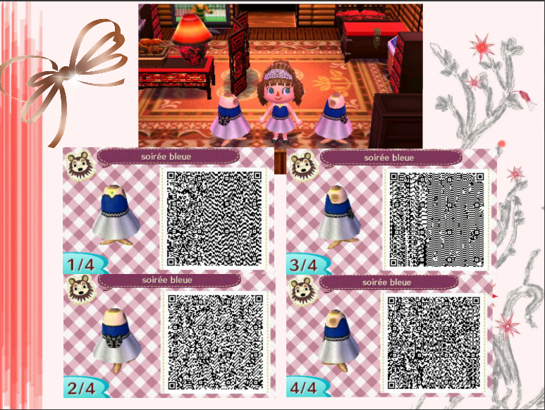 Animal Crossing New Leaf Qr Code Robe De Soirée New Leaf QR Codes