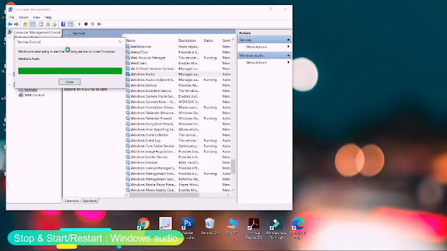 windows audio starting starting windows audio