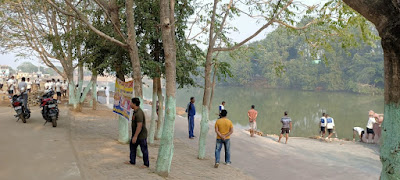 Gaya Police: गया पुलिस ने की छठ घाट की सफाई, Gaya Police cleaned Chhath Ghat, AnjNewsMedia