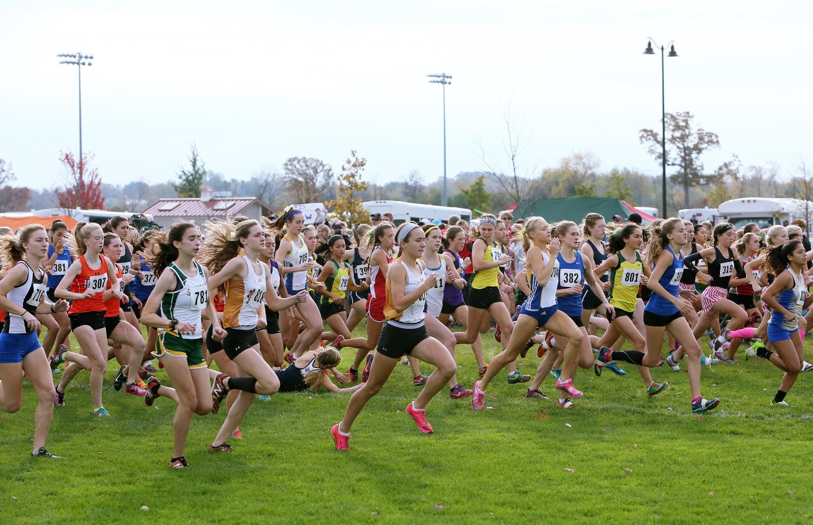 Mark Kodiak Ukena IHSA Girls Class 3A Waukegan Cross Country Sectional