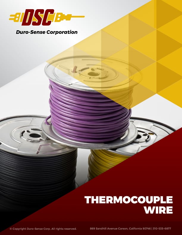 DuroSense Thermocouple Wire and Thermocouple Extension Wire Duro