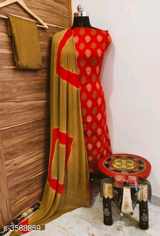 Dress Materials: Banarasi Silk starting ₹630/- free COD WhatsApp ...