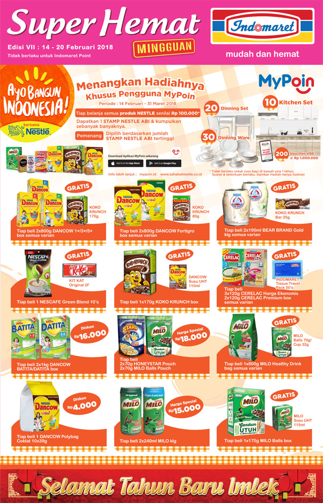 Katalog Indomaret Promo Indomaret Periode 14 20 Februari 2018 Hargacampur