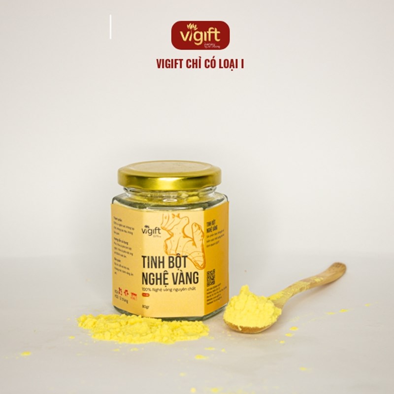 ViGift Tinh bột nghệ 80g/250g