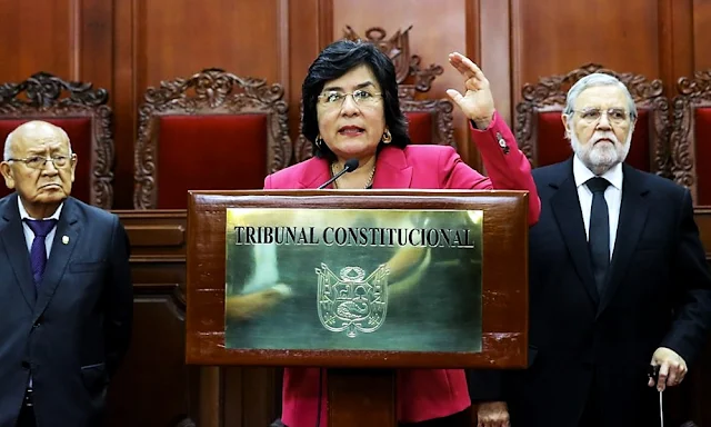 Marianella Ledesma Narváez, presidenta del Tribunal Constitucional