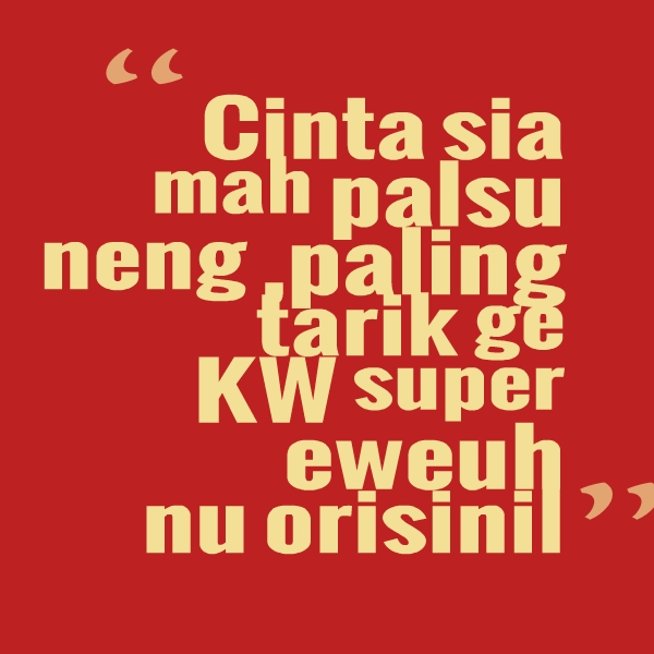 Keren Kata Kata Bijak Frontal Bahasa Sunda