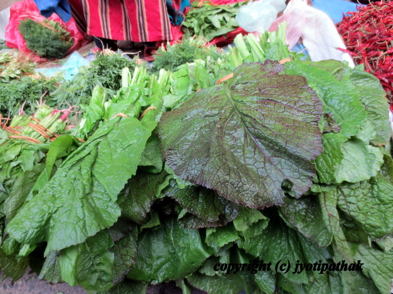 Taste of Nepal Green Leafy Vegetables सागपात हरु (Part 1)